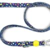 Hondenriem Verstelbaar Gerecycled Color Invaders Paars 65-200X2,5 Cm 20-80 Kg