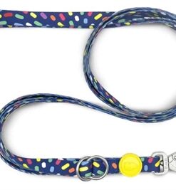 Hondenriem Verstelbaar Gerecycled Color Invaders Paars 65-200X2,5 Cm 20-80 Kg