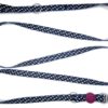 Hondenriem Verstelbaar Gerecycled Power Flow Zwart 75-230X1,5 Cm 1-4 Kg
