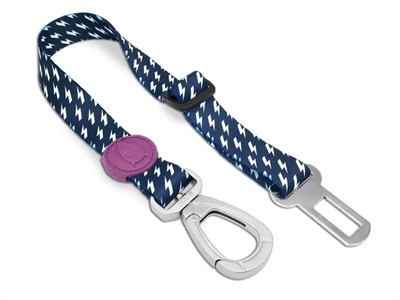 Honden Autogordel Gerecycled Power Flow Zwart 40-65X2,5 Cm Tot 80 Kg