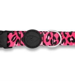 Halsband Hond Gerecycled Bubble Leo Roze 30-42X1,5 Cm