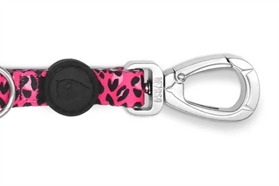 Hondenriem Verstelbaar Gerecycled Bubble Leo Roze 75-230X1,5 Cm 1-4 Kg