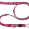 Hondenriem Verstelbaar Gerecycled Bubble Leo Roze 65-200X2,5 Cm 20-80 Kg