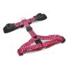 Hondentuig H-Tuig Gerecycled Bubble Leo Roze 70-100X2,5 Cm