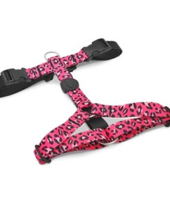 Hondentuig H-Tuig Gerecycled Bubble Leo Roze 70-100X2,5 Cm