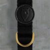 Halsband Hond Gerecycled Gold Caviar Goud 37-58X2,5 Cm