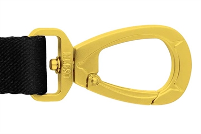 Hondenriem Verstelbaar Gerecycled Gold Caviar Goud 75-230X1,5 Cm 4-20 Kg