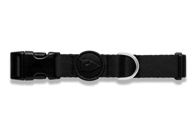 Halsband Hond Gerecycled Pureness Zwart 30-42X1,5 Cm