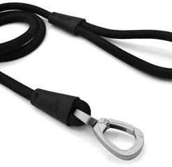 Hondenriem Soft Rope Gerecycled Black Zwart 120X1 Cm