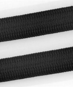 Half Slip Halsband Hond Soft Rope Gerecycled Black Zwart 45X1 Cm