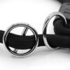 Half Slip Halsband Hond Soft Rope Gerecycled Black Zwart 50X1 Cm
