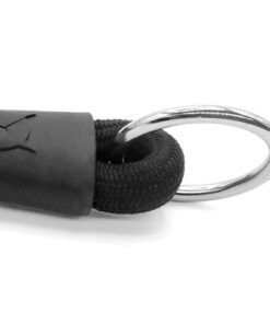 Half Slip Halsband Hond Soft Rope Gerecycled Black Zwart 55X1 Cm