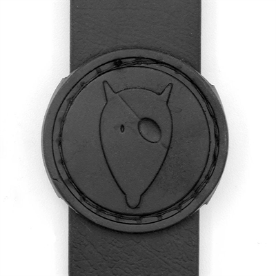 Halsband Hond Waterproof Gerecycled Black Zwart 33-41X1,5 Cm