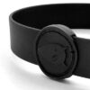 Halsband Hond Waterproof Gerecycled Black Zwart 42-50X1,5 Cm