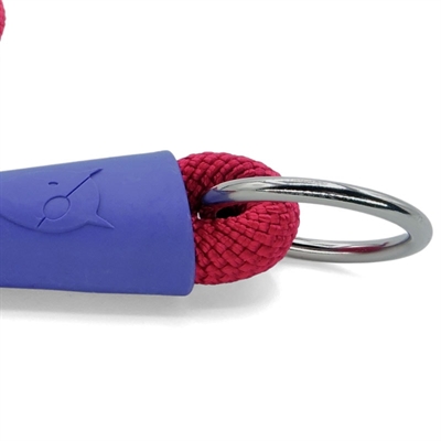 Half Slip Halsband Hond Regular Rope Gerecycled Red Velvet Rood 55X1 Cm