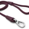 Hondenriem Soft Rope Gerecycled Plum Paars 120X1 Cm