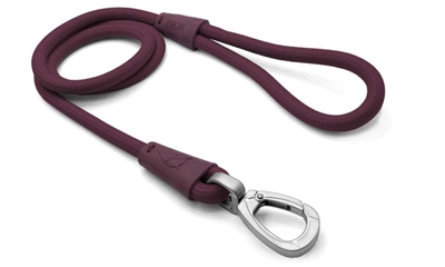 Hondenriem Soft Rope Gerecycled Plum Paars 120X1 Cm