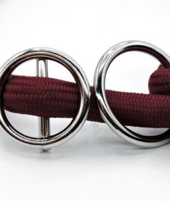 Half Slip Halsband Hond Soft Rope Gerecycled Plum Paars 50X1 Cm
