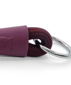 Half Slip Halsband Hond Soft Rope Gerecycled Plum Paars 55X1 Cm