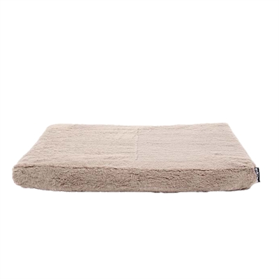 Bed Fleece Hoes Matras Ligbed Taupe 118X73 Cm