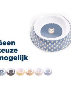 Voerbak / Drinkbak Kat Melamine Japan Assorti 150 Ml