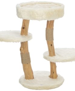 Krabpaal Santo Hout Creme 38X38X73 Cm