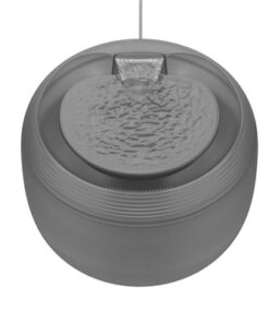 Drinkfontein Voor Kat En Kleine Hond Zwart 21X21X15 Cm 2,5 Ltr