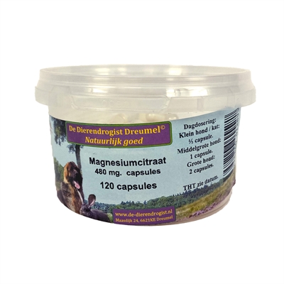 Magnesium Citraat Capsules 480Mg 120 St