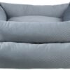 Hondenmand Alena Hoekig Blauw / Grijs 80X60 Cm