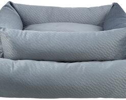 Hondenmand Alena Hoekig Blauw / Grijs 80X60 Cm