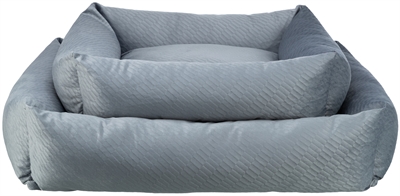 Hondenmand Alena Hoekig Blauw / Grijs 80X60 Cm