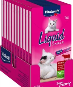 Cat Liquid Snack Rund & Inuline 11X6 St