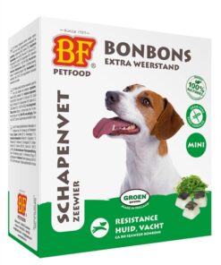 Petfood Schapenvet Mini Bonbons Zeewier 80 St