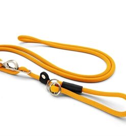 Hondenriem Retrieverlijn Hands Free Regular Rope Gerecycled Goud 260X1 Cm