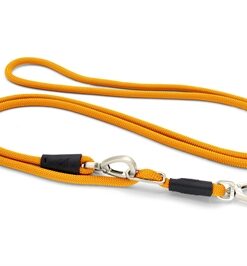 Hondenriem Hands Free Regular Rope Gerecycled Goud 260X1 Cm