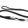 Hondenriem Hands Free Soft Rope Gerecycled Zwart 260X1 Cm