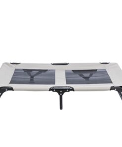 Stretcher Hondenligbed Grijs / Zwart 120X70X19 Cm