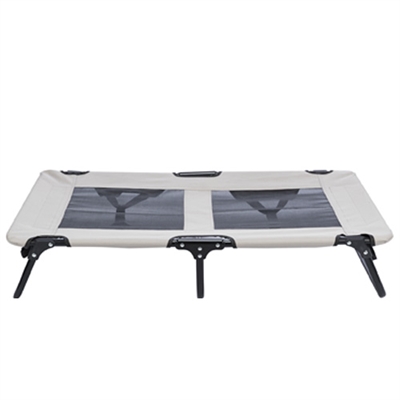 Stretcher Hondenligbed Grijs / Zwart 120X70X19 Cm
