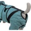 Badjas / Huisoverall Badstof Petrol 62 Cm
