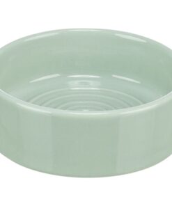 Voerbak / Drinkbak Kat Viviana Keramiek Salie 150 Ml 14 Cm