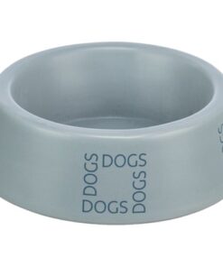 Voerbak / Drinkbak Hond Dogs Keramiek Grijsblauw 400 Ml 16 Cm