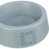 Voerbak / Drinkbak Hond Dogs Keramiek Grijsblauw 1 Ltr 20 Cm