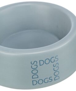 Voerbak / Drinkbak Hond Dogs Keramiek Grijsblauw 1 Ltr 20 Cm