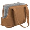 Hondentas Evelyn Bruin / Grijs 40X20X30 Cm