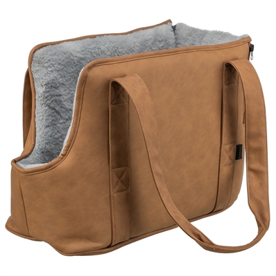 Hondentas Evelyn Bruin / Grijs 40X20X30 Cm