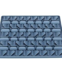 Lick 'N' Snackmat Siliconen Blauw 30 Cm 2St