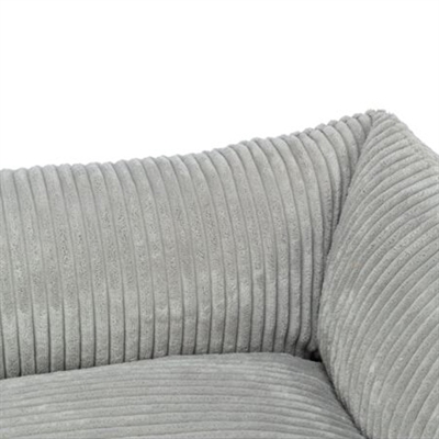 Hondenmand Vital Jonna Ribfluweel Grijs 80X60 Cm