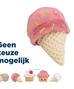 Ijsje Of Cupcake Pluche Met Catnip Assorti 7 Cm