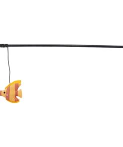 Kattenhengel Vis Kunststof / Pluche 46 Cm