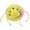 Monster Pluche Met Catnip Oranje / Geel 10 Cm 4 St